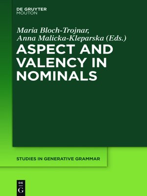 cover image of Aspect and Valency in Nominals